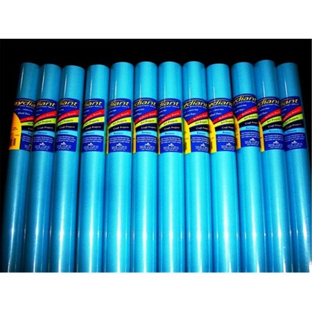 Plushdeluxe Raydiant Fade Resistant Art Rolls - Light Blue - 36in. x 30ft, 12PK PL3737357